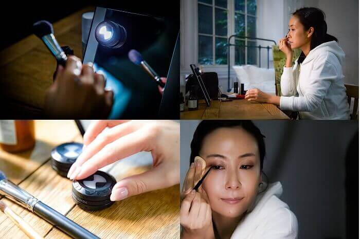 自然光の美顔ライトLINDA