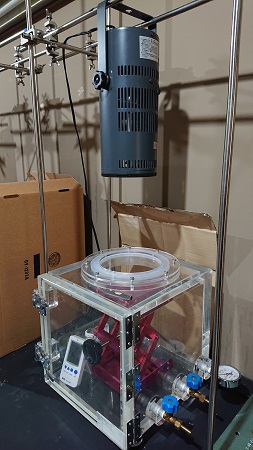 人工太陽照明灯納入事例【千葉大学　星野勝義先生　空中窒素固定反応研究】