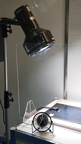 人工太陽照明灯採用事例「ペロブスカイト太陽電池の開発・評価」